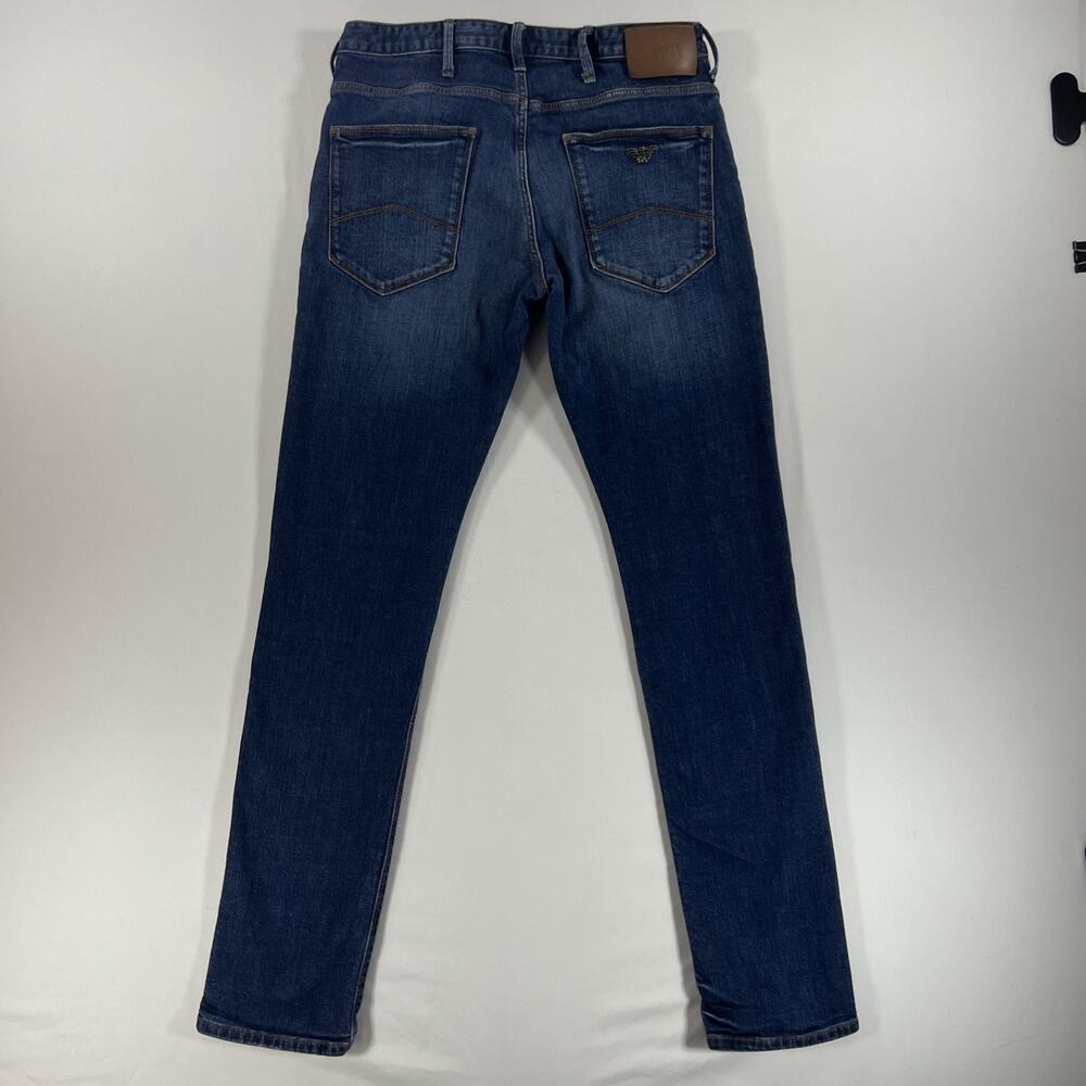 Emporio Armani J06 Slim Fit Stretch Blue Jeans Mens W30 L31 - Picture 5 of 15